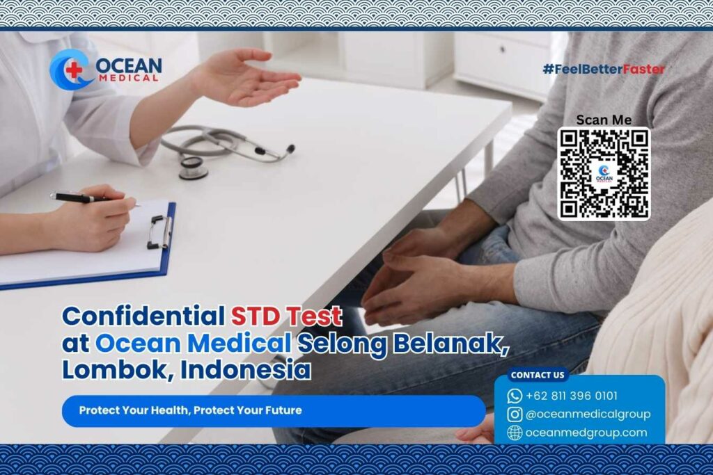 Ocean Medical Center Selong Belanak Lombok offering confidential STD Test services